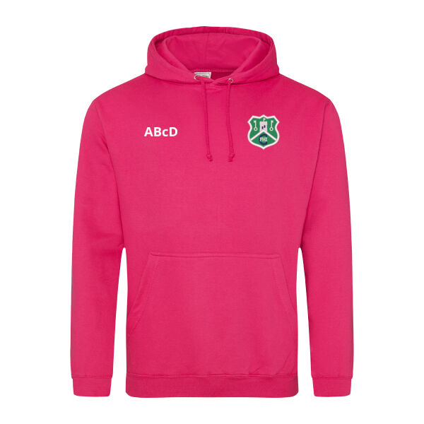 Fort Hill College Leavers Hoodie - Hot Pink Thumbnail